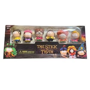 NIB South Park The Stick Of Truth Display Action Figures Set Of 6 Dolls T-634